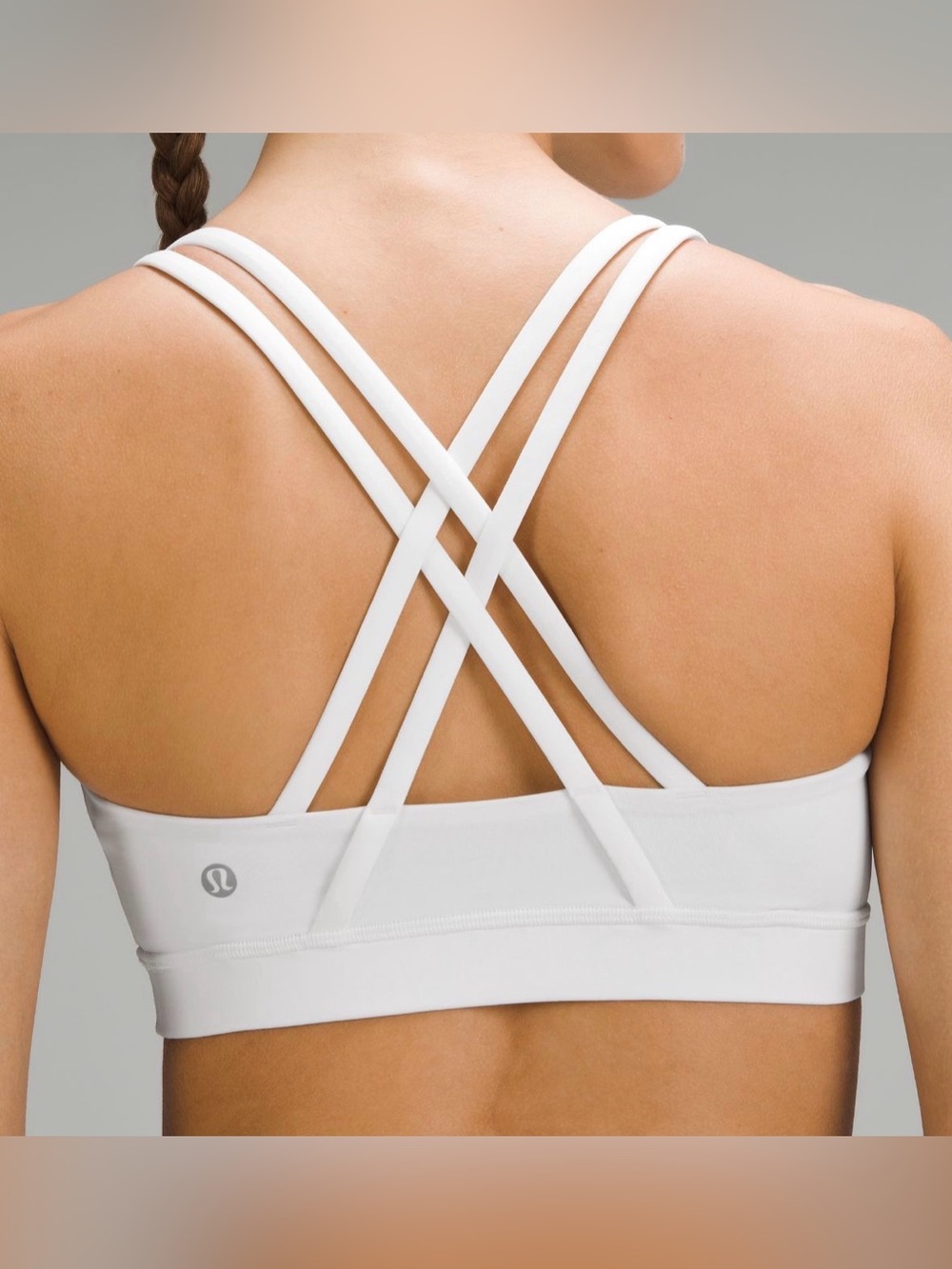 Lululemon Energy Sports Bra - Sz 6 NWT White - Picture 3 of 6